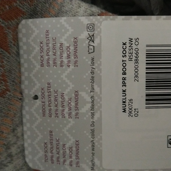 MUK LUKS Womens Boot Socks 3 Pair Pack - Picture 6 of 8